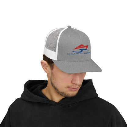 Clean Marine Customs Snapback Trucker Cap