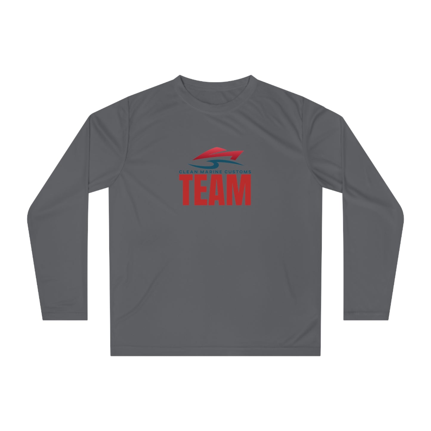 Team Clean Marine Customs Performance Long Sleeve Shirt